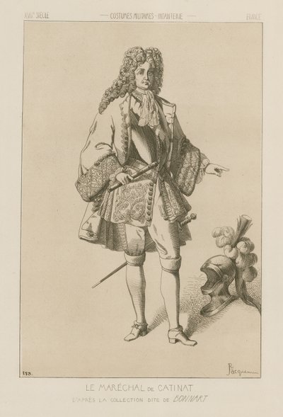 Nicolas Catinat, Marschall von Frankreich (1637-1712) von Raphael Jacquemin